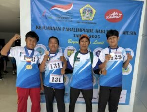 Tiga Siswa Spemupat Harumkan Nama Sekolah di Paralimpiade Kabupaten Gresik 2025