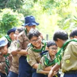 Serunya Kemah Ceria Pandu Athfal SDM 18 Surabaya: Bentuk Kader Mandiri dan Berjiwa Pemimpin