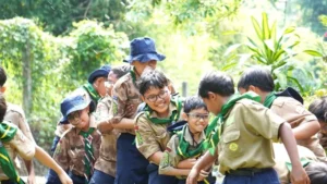 Serunya Kemah Ceria Pandu Athfal SDM 18 Surabaya: Bentuk Kader Mandiri dan Berjiwa Pemimpin