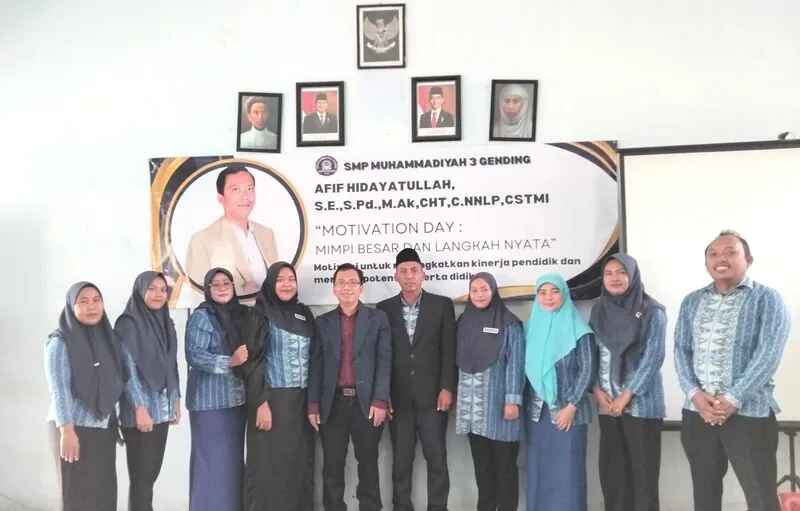 Motivation Day SMP Muhammadiyah 3 Gending: Mimpi Besar dan Langkah Nyata Wujudkan Generasi Hebat