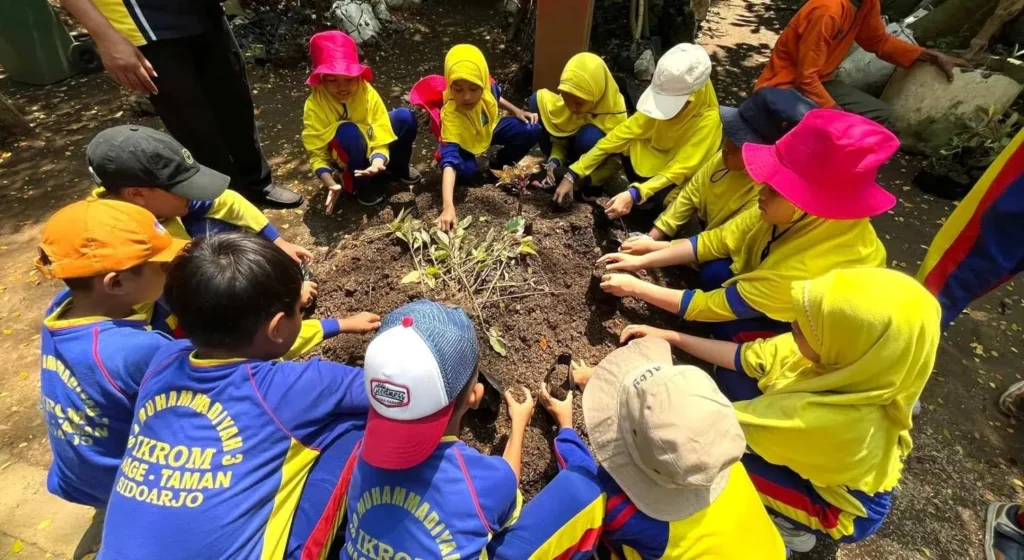 Tanamkan Cinta Lingkungan Sejak Dini, SD Muhammadiyah 3 Ikrom Wage Gelar Explore Day