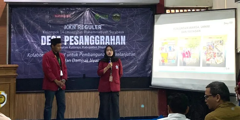 Resmi Ditutup, KKN Kelompok 14 UM Surabaya di Desa Pesanggrahan Tuai Apresiasi