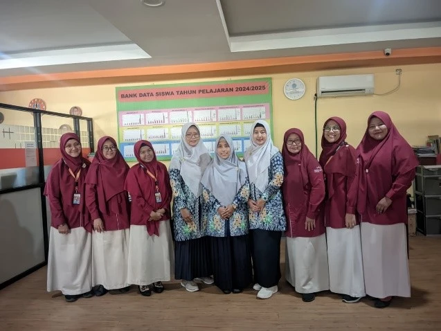 Kunjungan SMA Muhammadiyah 6 Gresik ke Bimbingan Konseling SMA Muhammadiyah 1 Gresik (Yeni Indah/PWMU.CO)