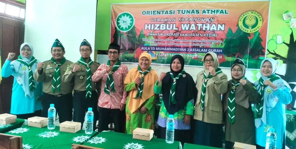 Bekali Pelatih HW PAUD-TK ABA dengan Ilmu Kepanduan, Kwarda Kediri Adakan Orientasi Tunas Athfal