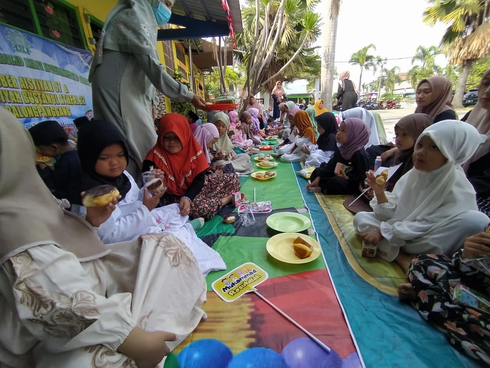 Peringatan Maulid Nabi Muhammad SAW oleh KB Aisyiyah 07 dan TK Aisyiyah Bustanul Athfal 22 Balongpanggang
