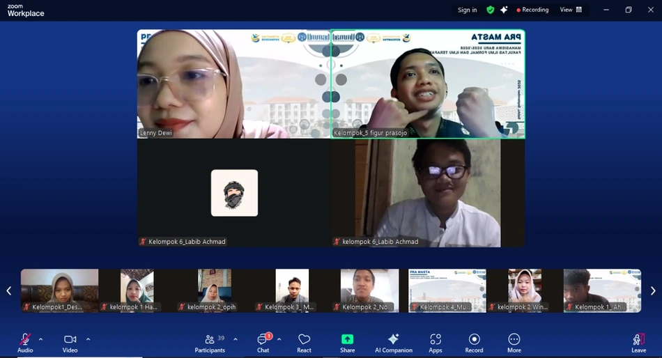 FIFIT UMMAD Gelar Pra Masta untuk Mahasiswa Baru