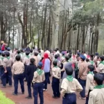 Serunya Kemah HW SMP Muhammadiyah 1 Malang Bersama Mahasiswa PKL UMM