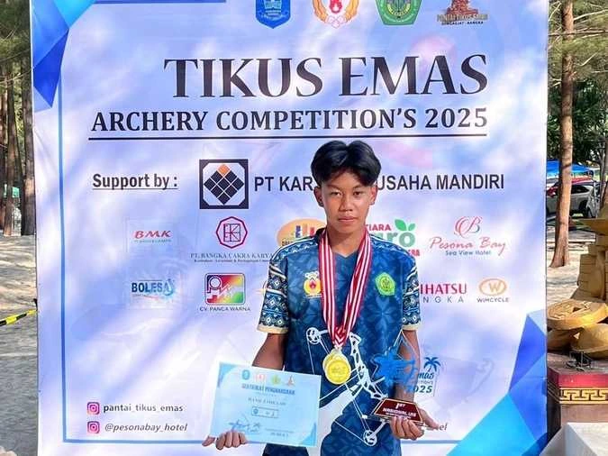 SMA Muhammadiyah Toboali Borong 4 Medali di Kejuaraan Panahan Tikus Emas 2025