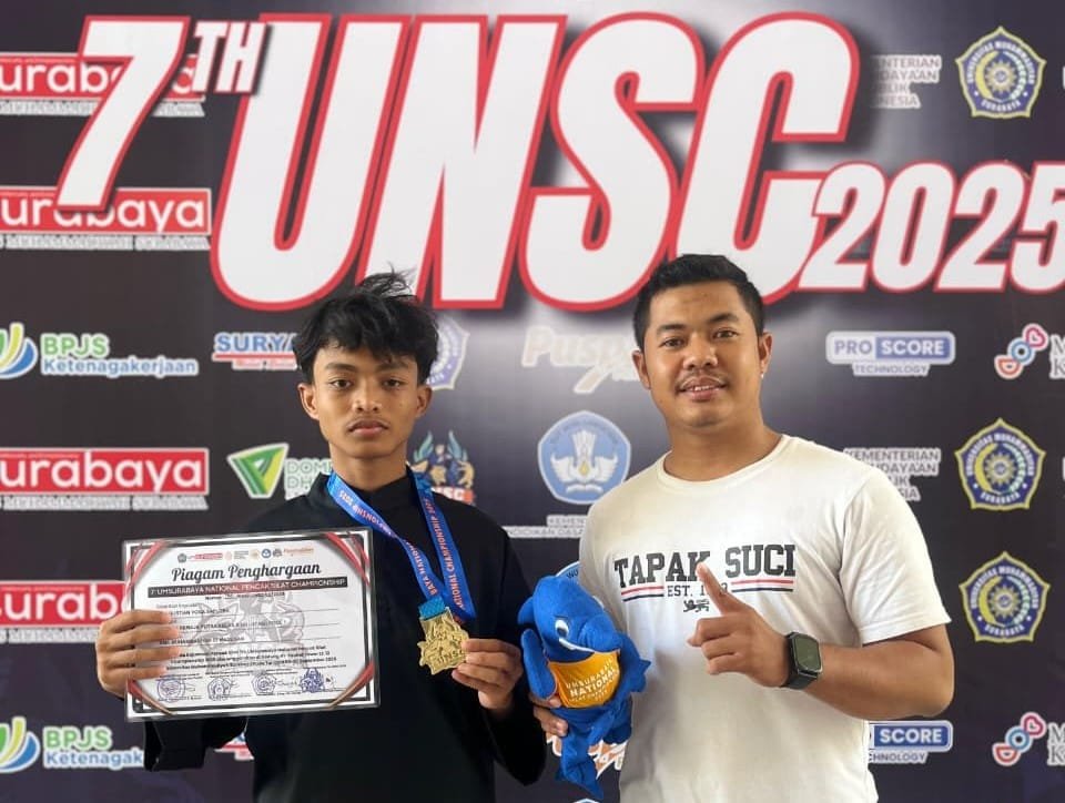 Atlet SMAM 3 Maduran Raih Juara 1 di Kejurnas Silat UM Surabaya 2025