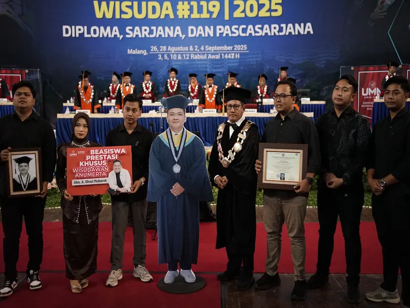 Jadi Wisudawan Anumerta, UMM Beri Beasiswa Pengembalian Biaya Studi untuk Ghozi