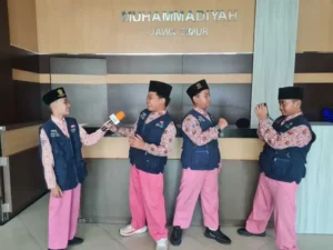Jurnalis Cilik SD Muga Pandaan Belajar ke Kantor PWM Jatim