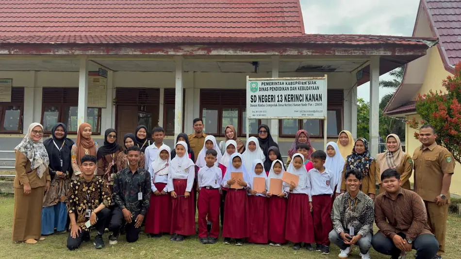 KKNMAs UMRI Hidupkan Semangat Belajar di SDN 13 Kerinci Kanan