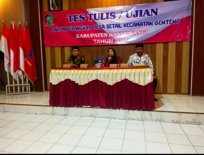 Ketua PRM Jalen Turut Memantau Tes Tulis Calon Perangkat Desa Setail