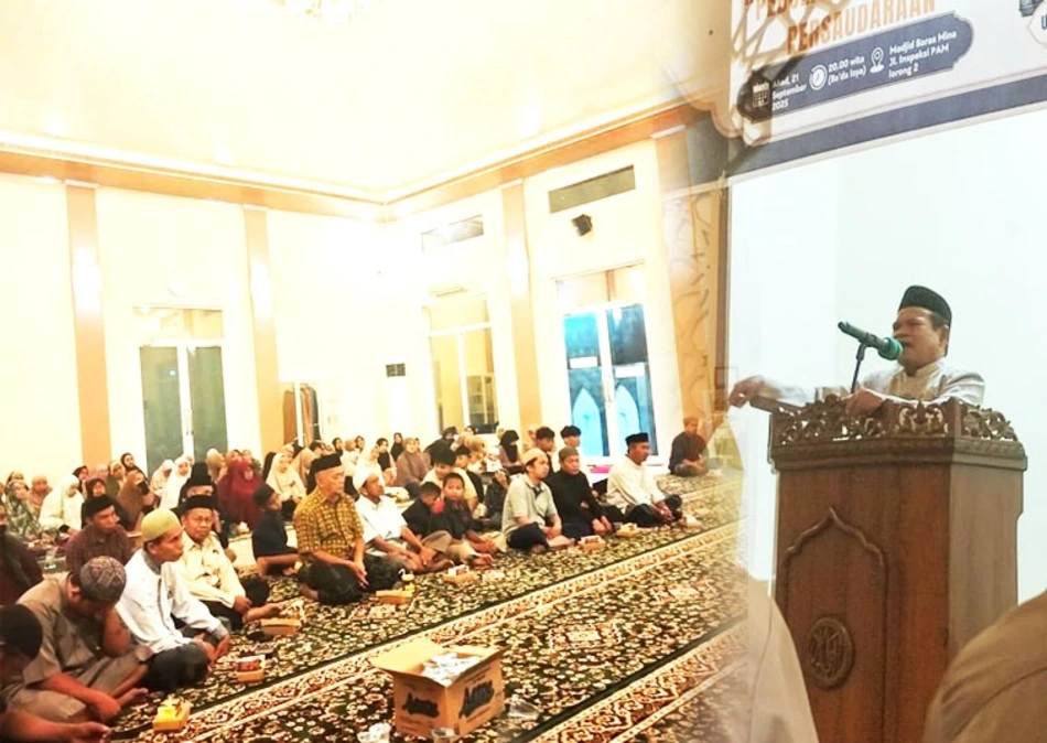 Kiai Sudirman Kupas Keikhlasan Rasulullah dalam Tabligh Akbar di Masjid Baras Mina
