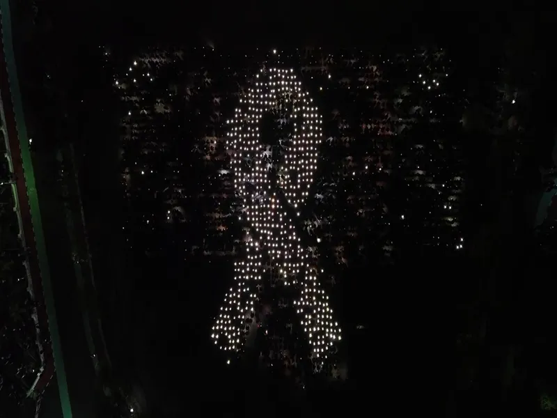 Konsisten Kurangi Limbah Laser Show dan Flash Mob Sambut Ribuan Maba UMM