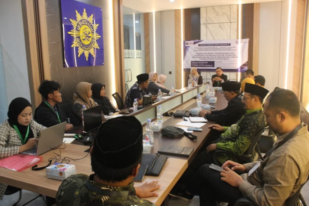 UMM Gelar FGD Lanjutan Validasi Model Penelitian Berbasis Sistem IT Upaya Pencegahan Tipikor