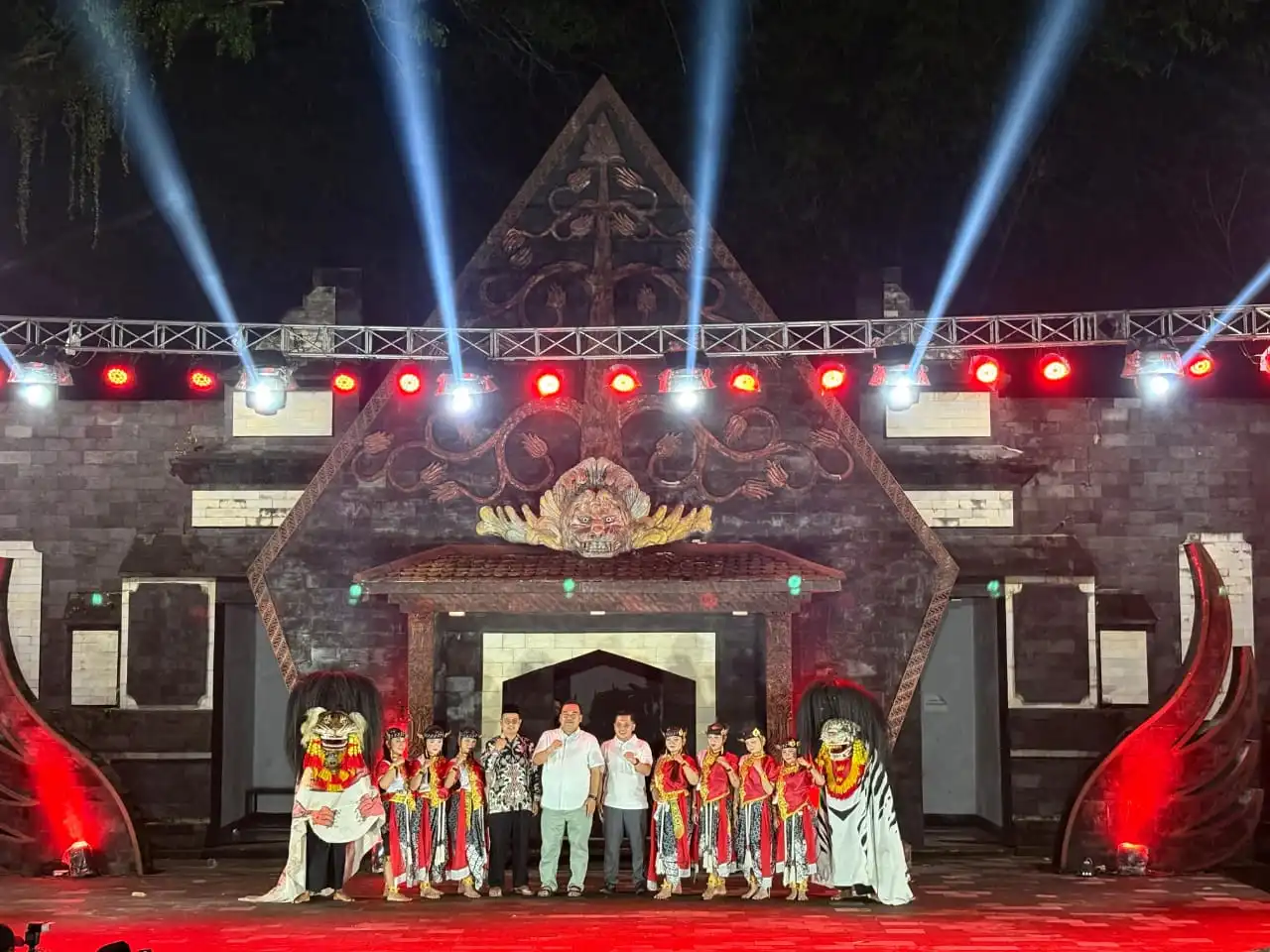 Kenalkan Budaya Barongan Blora, Peserta Rakorwil Lazismu Jawa Tengah Disuguhkan Pertunjukan Blora Culture Show