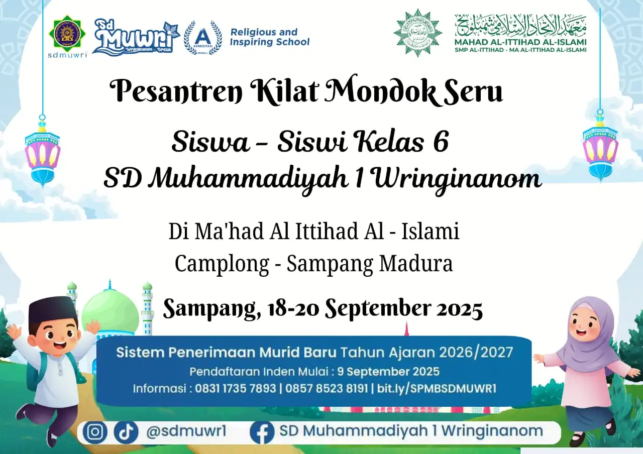 SD Muwri Gelar Pesantren Kilat Mondok Seru