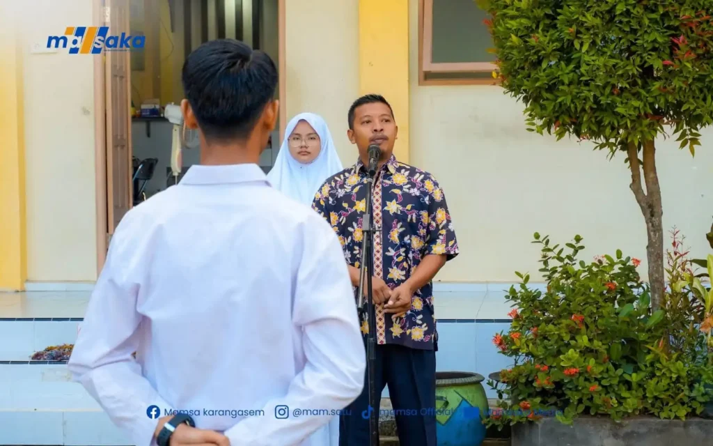 Upacara Sabtu Pagi Mamsaka: Inspirasi Surat An-Najm Ayat 39 Warnai Pesan Pembina