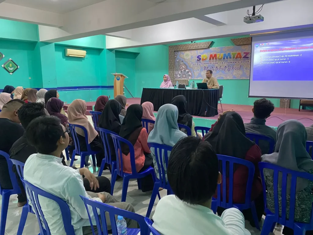 SD Mumtaz Gelar Upgrading Ubudiyah untuk Guru dan Karyawan