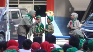 Murid SD Mugres Antusias Ikuti Happy Friday Bertema Olahan Singkong