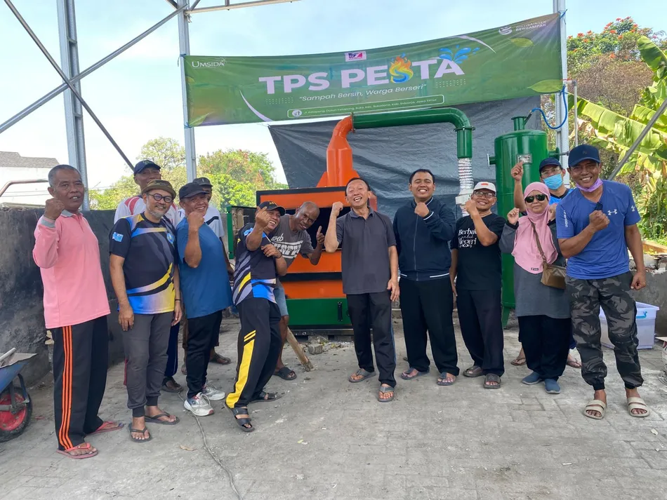 PESTA, Inovasi Pengolahan Sampah Tanpa Asap Karya Dosen Umsida
