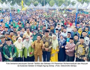 PP Muhammadiyah hingga Bupati Sidrap Beri Apresiasi Kesuksesan Kemah Tahfidz VIII di Sidrap