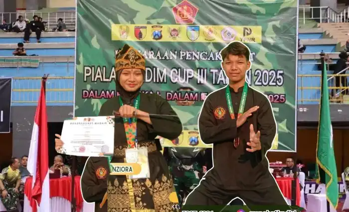 Raih Prestasi Membanggakan: Dua Atlet Pencak Silat SMP ABS 1 Plemahan Bersinar di Dandim Cup III
