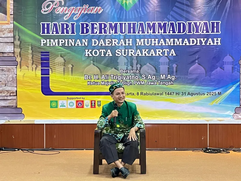 Ratusan Jamaah Padati Hari Bermuhammadiyah, Ustadz Ali Trigiyatno Ajak Jamaah Tebar Kebaikan