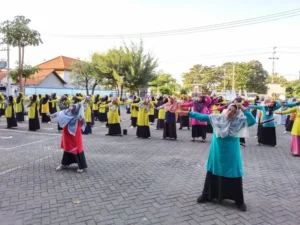 Senam LBSO Warnai Baitul Arqom Amal Usaha Aisyiyah PDA Lamongan