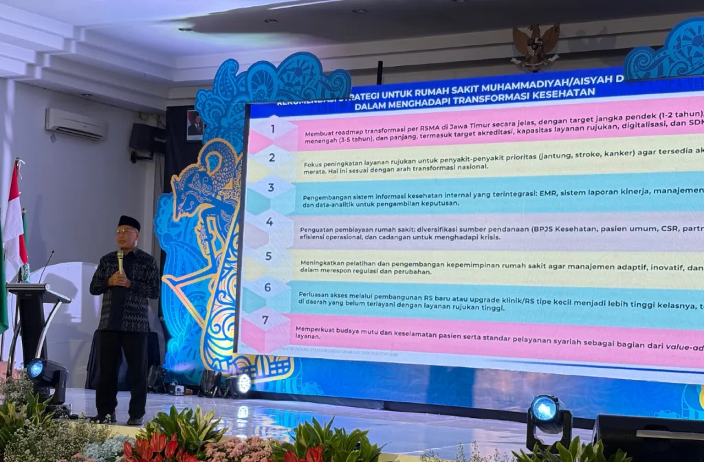 157 RS Muhammadiyah Jatim Diminta Beradaptasi, Diversifikasi Layanan, dan Perkuat Branding Nasional
