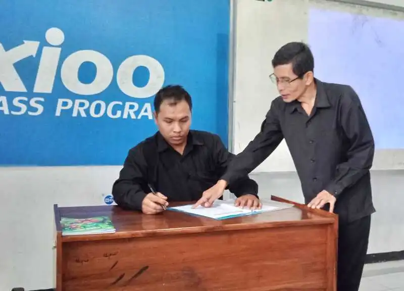 Tingkatkan Kualitas Pembelajaran, SMK Muda Genteng Lakukan Supervisi Kelas