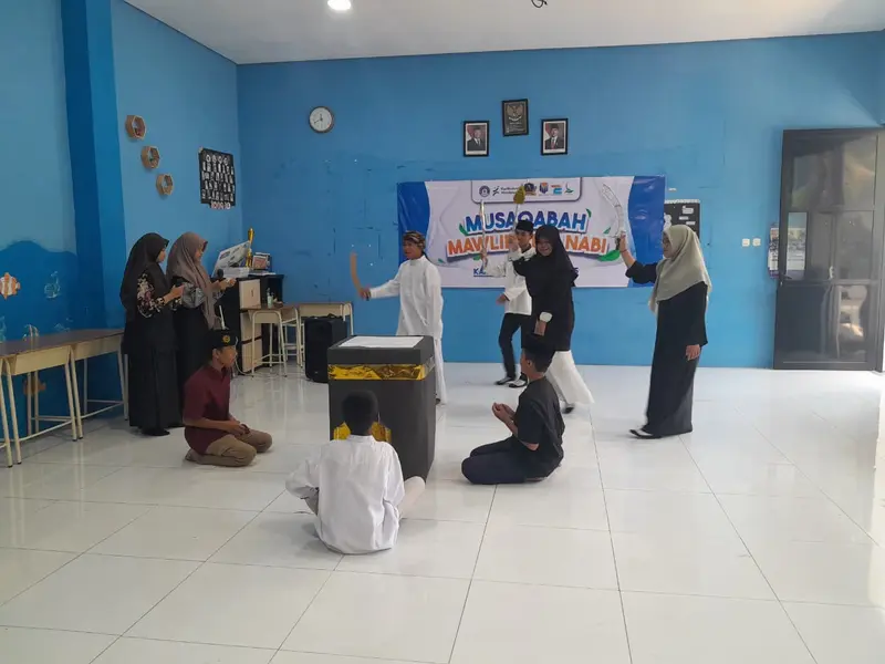Semarak Maulid Nabi Siswa SMP Muhammadiyah 14 Driyorejo Antusias Ikuti Beragam Lomba (Istimewa/PWMU.CO)