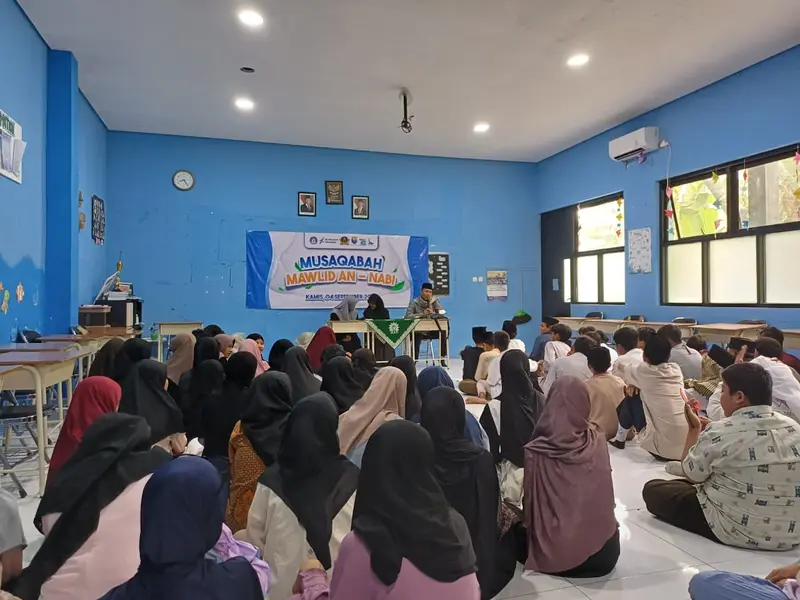 Semarak Maulid Nabi, Siswa SMP Muhammadiyah 14 Driyorejo Antusias Ikuti Lomba Ini