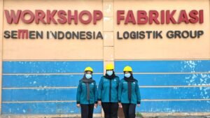 Workshop Fabrikasi PT. Semen Indonesia Logistik (Widya Putri Syahani/PWMU.CO)