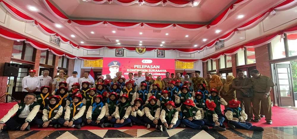 Siswa-Siswi Sekolah Kreatif 20 Jadi Delegasi Jumbara PMR Jatim 2025