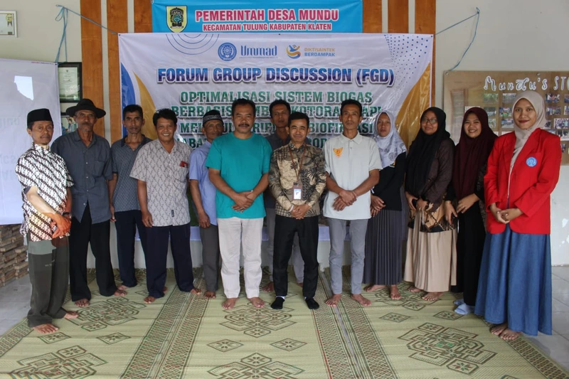 Optimalisasi Biogas Sapi Jadi Energi Listrik, Dosen UMMAD Edukasi Warga Mundu