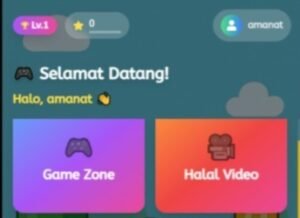 Sebagian fitur aplikasi halal fun. (Erdin/PWMU.CO)