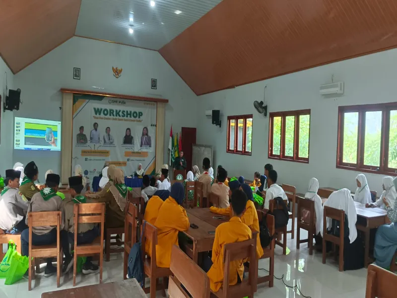SMK Mulia Gelar Workshop Video Editing untuk Siswa MTs/SMP se-Jawa Timur