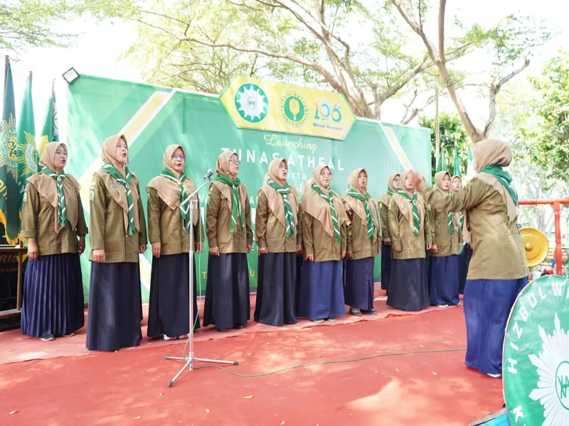Paduan Suara IGABA Tampil Elegan di Pelantikan Kwarda HW Kabupaten Kediri Periode 2023–2028