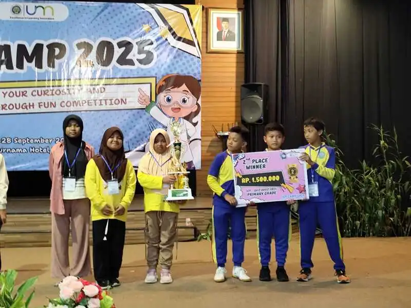 Sabet Juara 2 Kategori Lomba ICP Camp, Siswa SD Ikrom Semangat Sambut Checkpoint