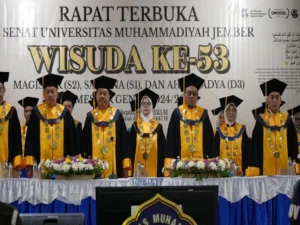 Unmuh Jember Gelar Wisuda ke-53, Tegaskan Komitmen Cetak Generasi Unggul