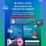 Majelis Tabligh PDM Sidoarjo akan mengadakan Muhammadiyah Creative Night