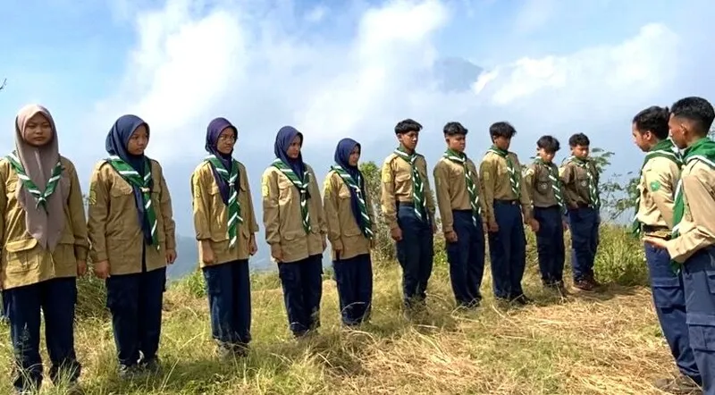 Kwarcab HW Gubeng Bersama Smamga Surabaya Cetak Kader Tangguh lewat Diklat Taruna Melati 1