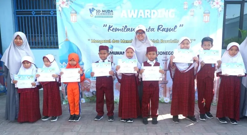 SD Mudabo Tutup Puncak Peringatan Maulid Nabi dengan Awarding Kemilau Cinta Rasul
