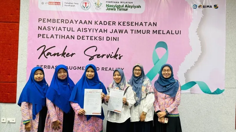 PKM BIMA Gandeng PWNA Jatim Gelar Pelatihan Deteksi Dini Kanker Serviks Berbasis AR
