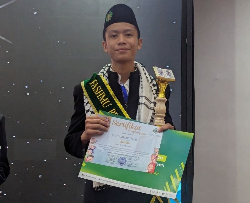 Dari Al Mizan untuk Jawa Timur: Kisah Ilham Mulyadi, Juara 1 Lomba Adzan Fashmu 2