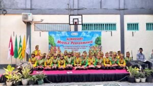 Ucapan Selamat Milad Muhammadiyah Menyeruak di Tengah AMP #2 SD Almadany