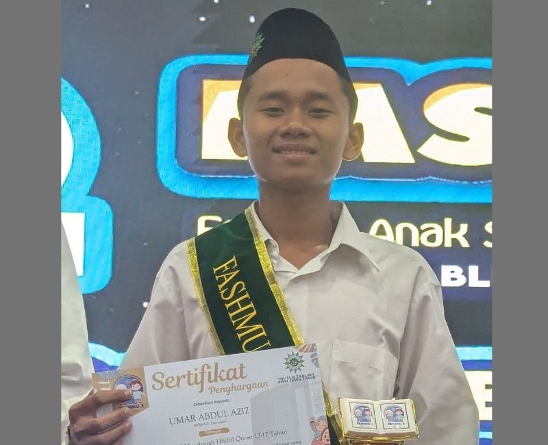 Umar Abdul Aziz, Santri Pondok Al Mizan Lamongan yang Tuntaskan Hafalan 30 Juz di Usia 17 Tahun