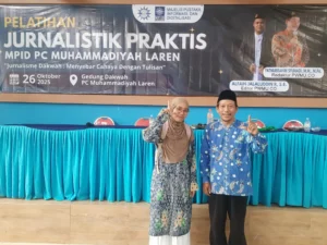 Guru MTs Muhammadiyah 4 Bulubrangsi Ikuti Pelatihan Jurnalistik PCM Laren